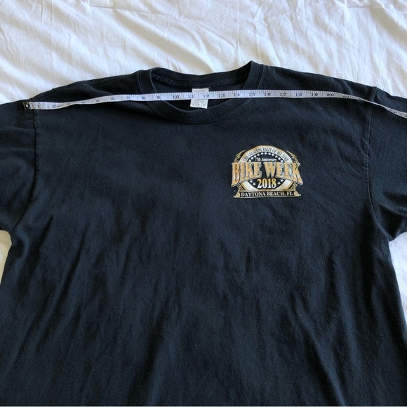 2018 Bike Week Donald Trump Graphic Motorcycle Shirt - Picture 6 of 9